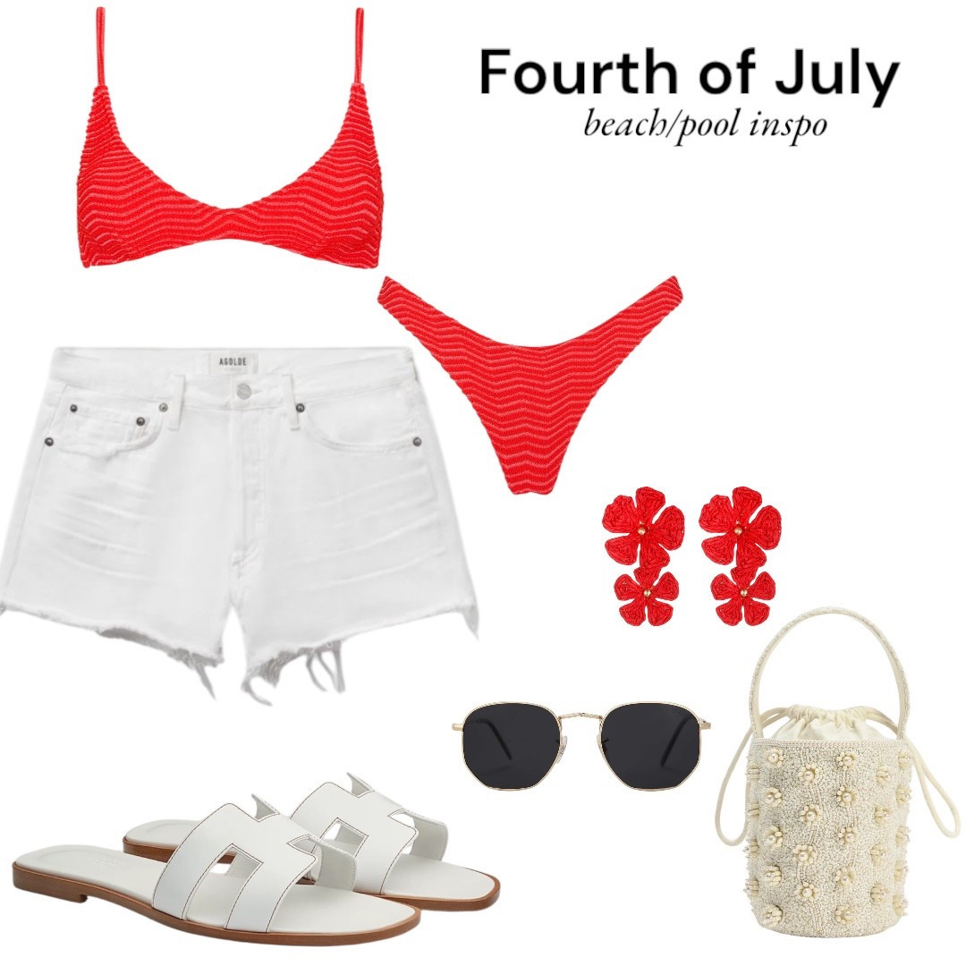 Beach or pool outfit inspo for 4th of July!!!❤️🤍

#LTKSwim #LTKSummerEdit #LTKStyleTip