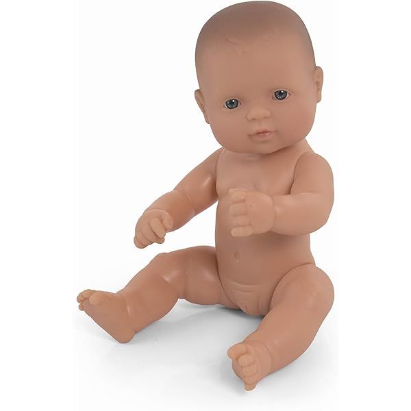 Miniland Educational - Anatomically Correct Newborn Baby Doll, Caucasian Boy, 12-3/4" - Realistic De | Amazon (US)