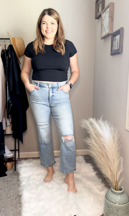 Express Jeans - All size 12! 50% off for Insiders and 30% off for everyone else! I’m an apple shape and these were great for this body type #LTKsalealert #LTKcyberweek #LTKcurves #midsize