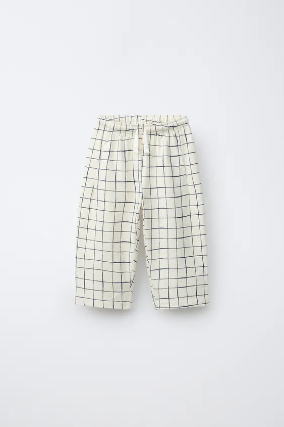 HOSE MIT KARIERTEM PRINT | Zara DE