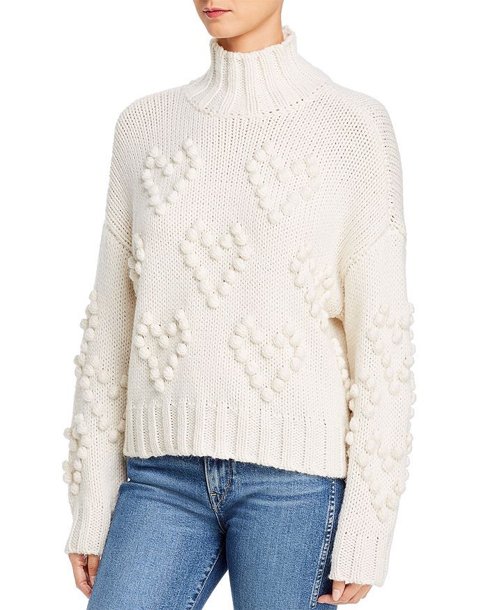 AQUA Heart Popcorn-Knit Sweater - 100% Exclusive  Women - Bloomingdale's | Bloomingdale's (US)