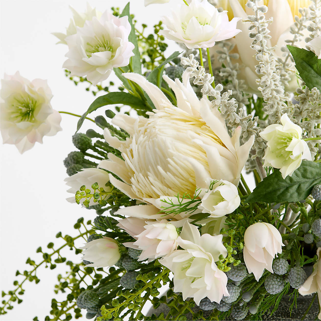 Faux Artichoke Flower Bouquet 16" + Reviews | Crate & Barrel | Crate & Barrel