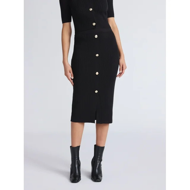 Sofia by Sofia Vergara Women's Pull On Sweater Skirt, Sizes XS-XXXL | Walmart (US)