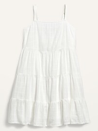 Sleeveless Tiered Dobby Swing Dress for Women | Old Navy (US)