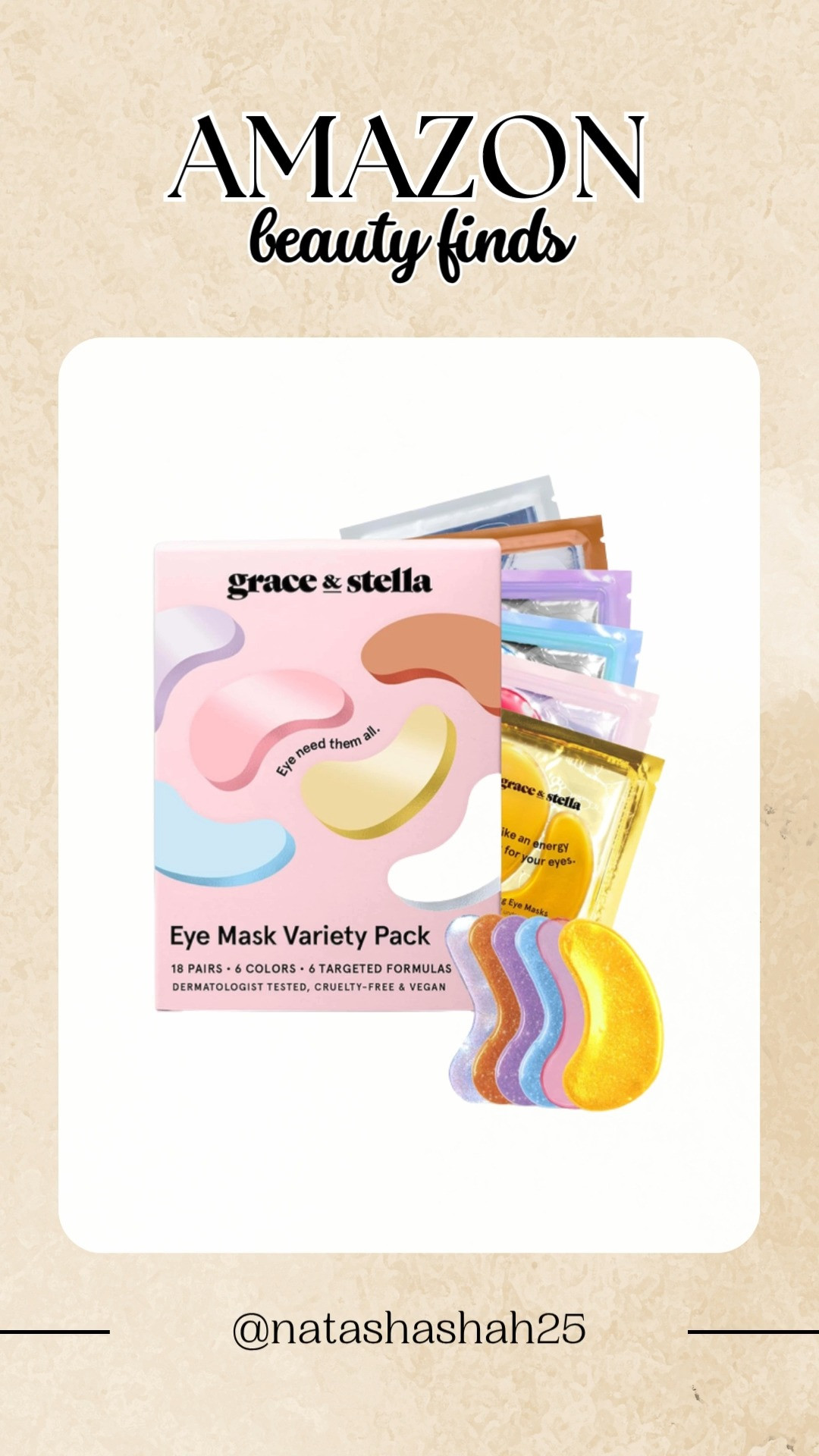 This grace & stella under eye mask pack brings de-puffing joy and self-care sparkle to every tired morning or glam night. #UnderEyeMask #GraceAndStella #EyeCareEssentials #SkincareRoutine #BeautySleepHack #SelfCareTools #PuffyEyesFix #HydratingPatches #GlowUpGear #SpaDayVibes 💖👁️✨
 

 #LTKbeauty #LTKhome #LTKtravel