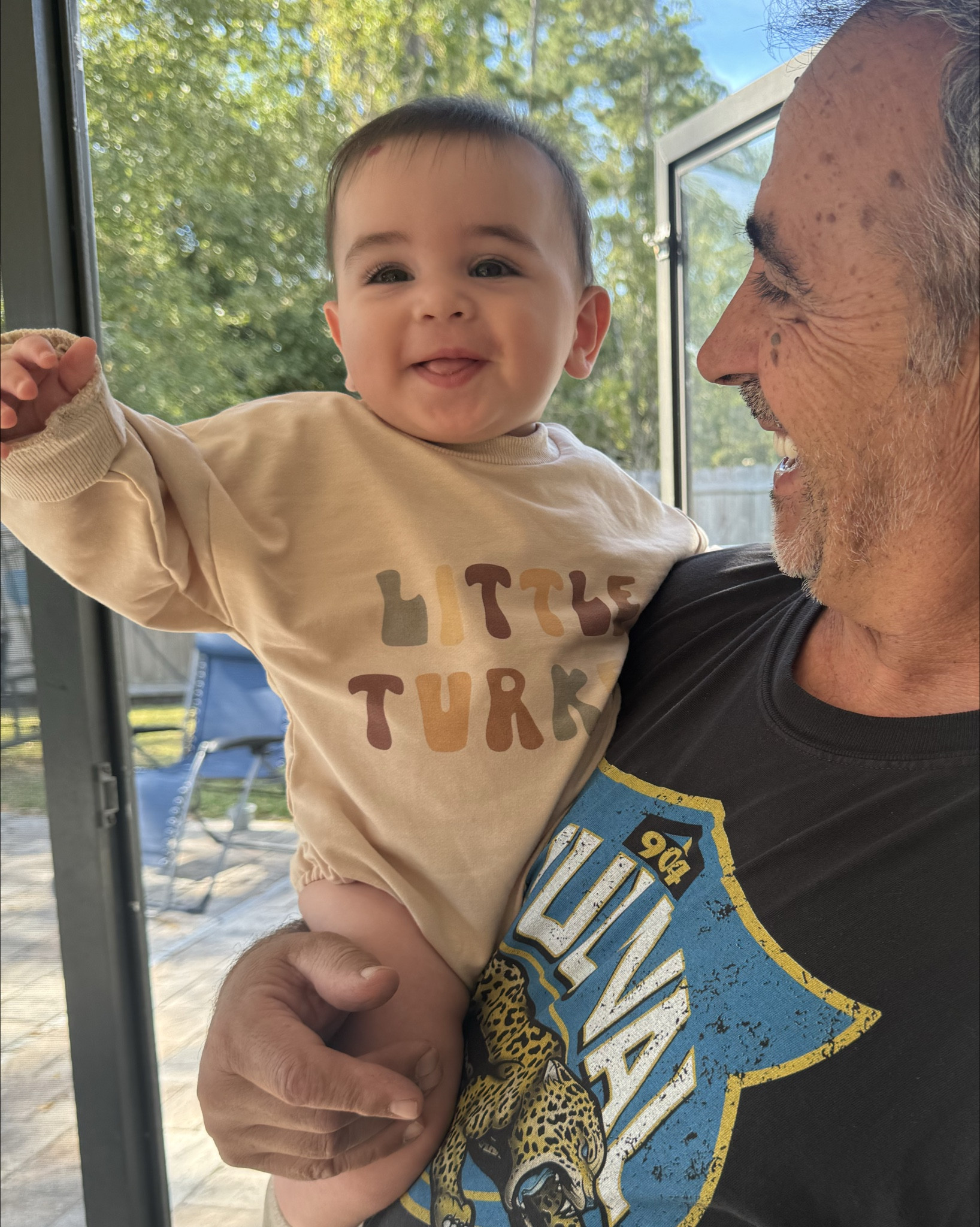 Little turkey onesie perfect for Thanksgiving! 

#LTKKids #LTKHoliday #LTKBaby