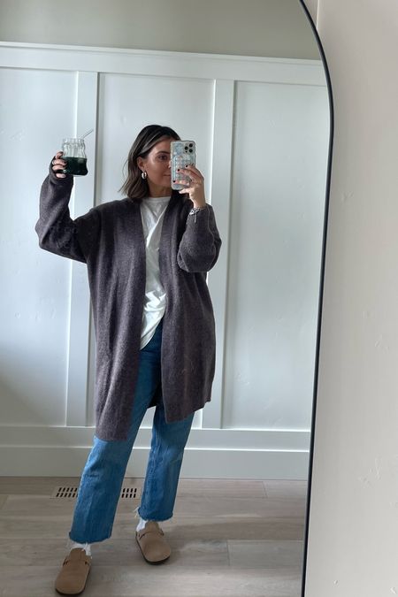 cozy work from home outfit 
