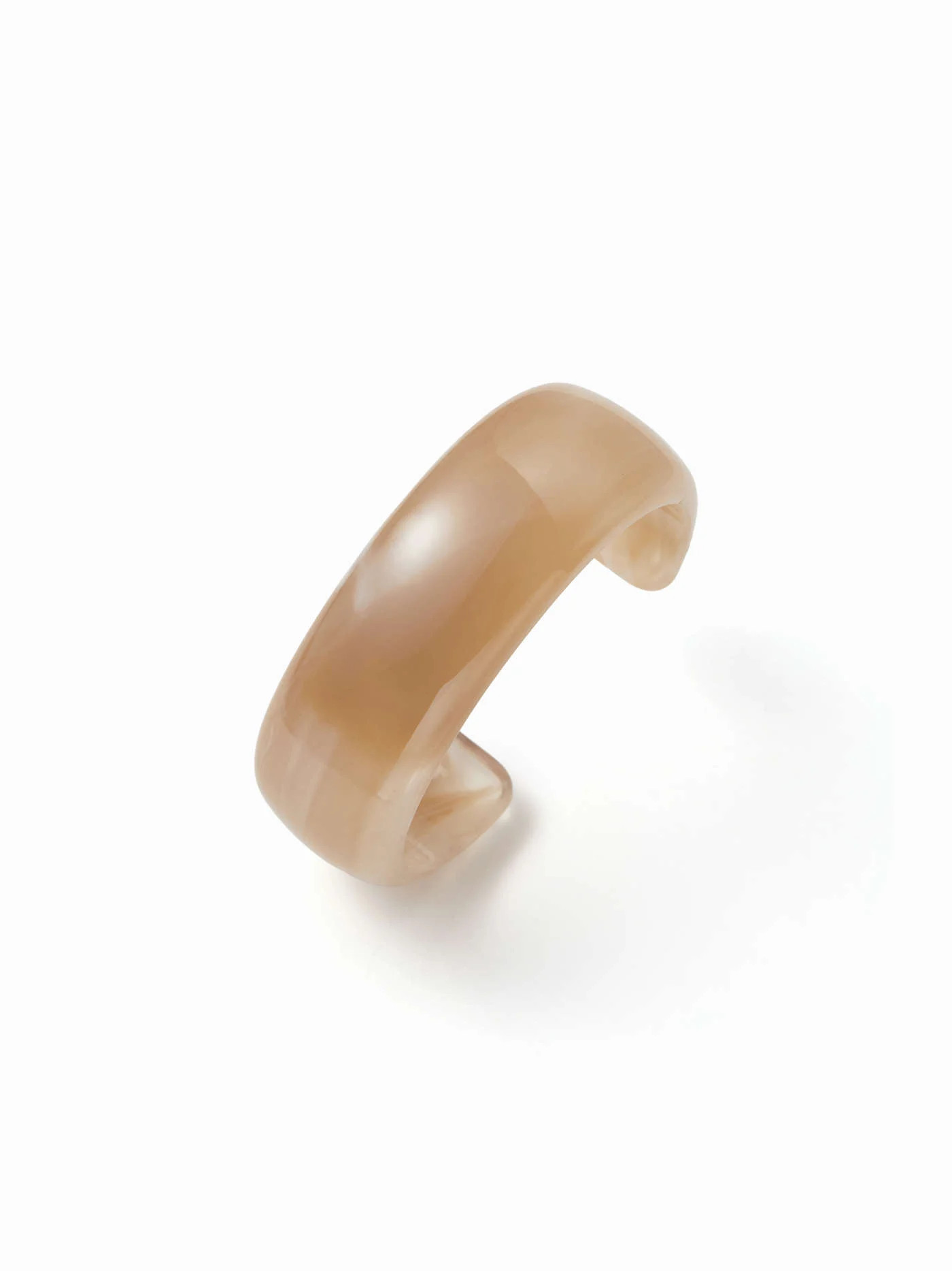 TEXTURED OPEN BANGLE BRACELET | Cider