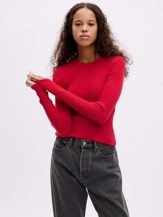 Crewneck Rib Sweater | Gap (US)