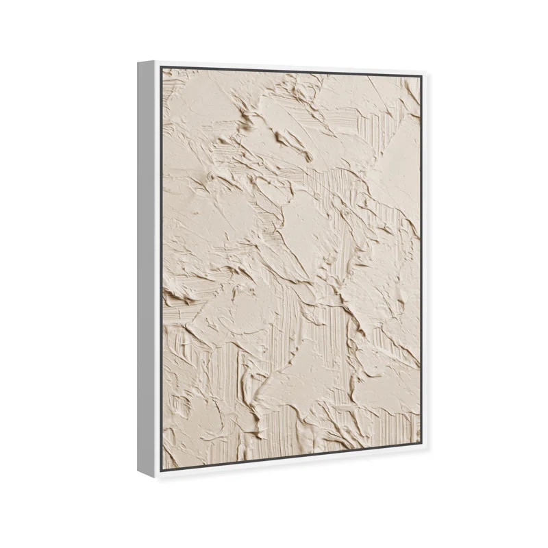 Muted Dabs by Oliver Gal - Floater Frame Print on Canvas | Wayfair North America