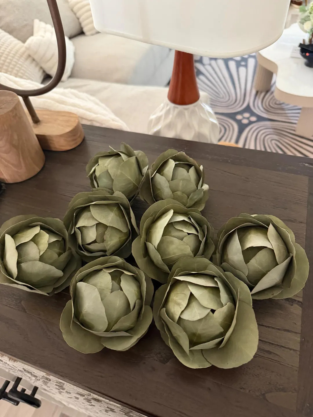 Neutral Home Decor Bowl Filler | Aromatherapy Orbs | Dried Eucalyptus Decor | Etsy (US)