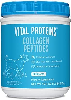 Vital Proteins Collagen Peptides Powder, 19.3 oz, Pack of 1, Promotes Hair, Nail, Skin, Bone and Joi | Amazon (US)