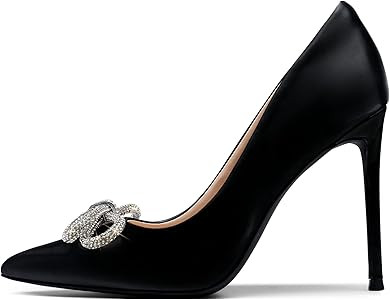 DREAM PAIRS Women's High Heels for Women Classic Pointed Closed Toe Heels Sexy Sparkly Rhinestone... | Amazon (US)