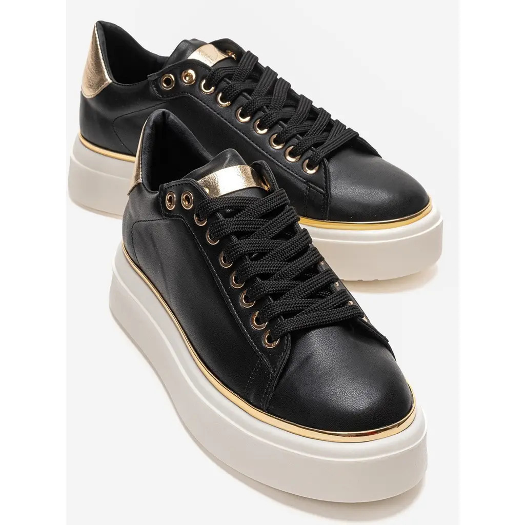 Prologue Shoes Borena Platform Sneaker in Black at Nordstrom, Size 5.5 | Nordstrom