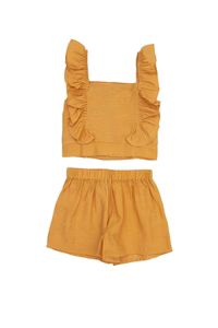 Know For Sure Girls Yellow Two Piece Set | Pink Lily