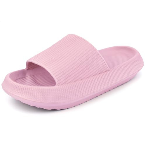 VONMAY Cloud Slides for Women Men Pillow Slippers Shower Sandals House Slides Quick Drying Non Slip Thick Foam Sole, Pink | Amazon (US)