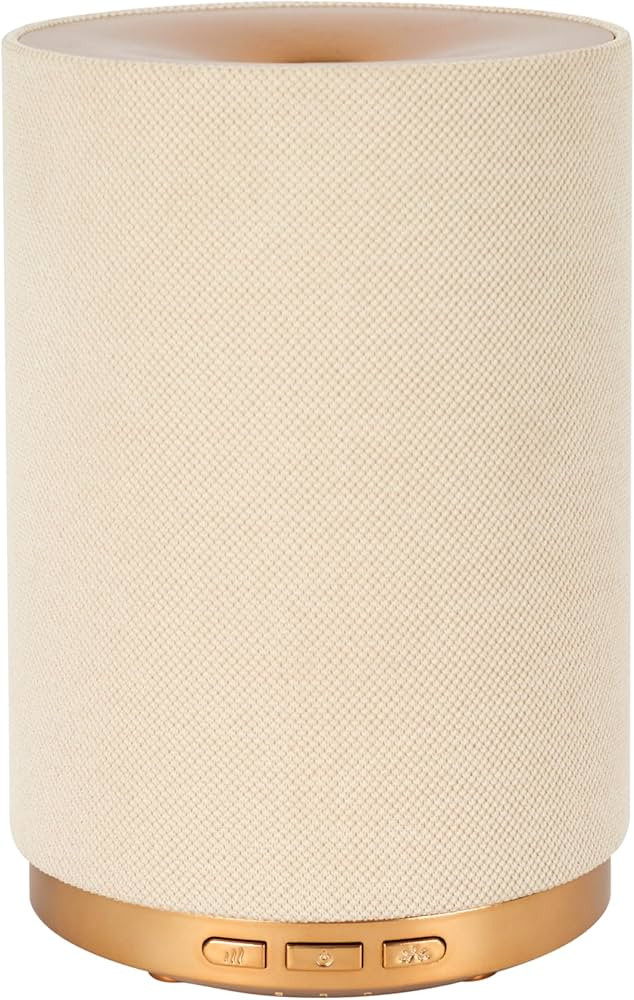 Fabric Essential Oil Diffuser, 110ml Aroma Diffuser with Night Light, 2 Mist Modes, 3 Light Setti... | Amazon (US)