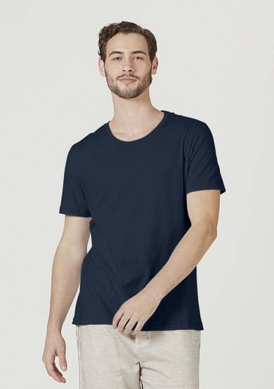 Camiseta básica mangas curtas world | Azul Marinho | Tam.XP | Hering | Hering (BR)