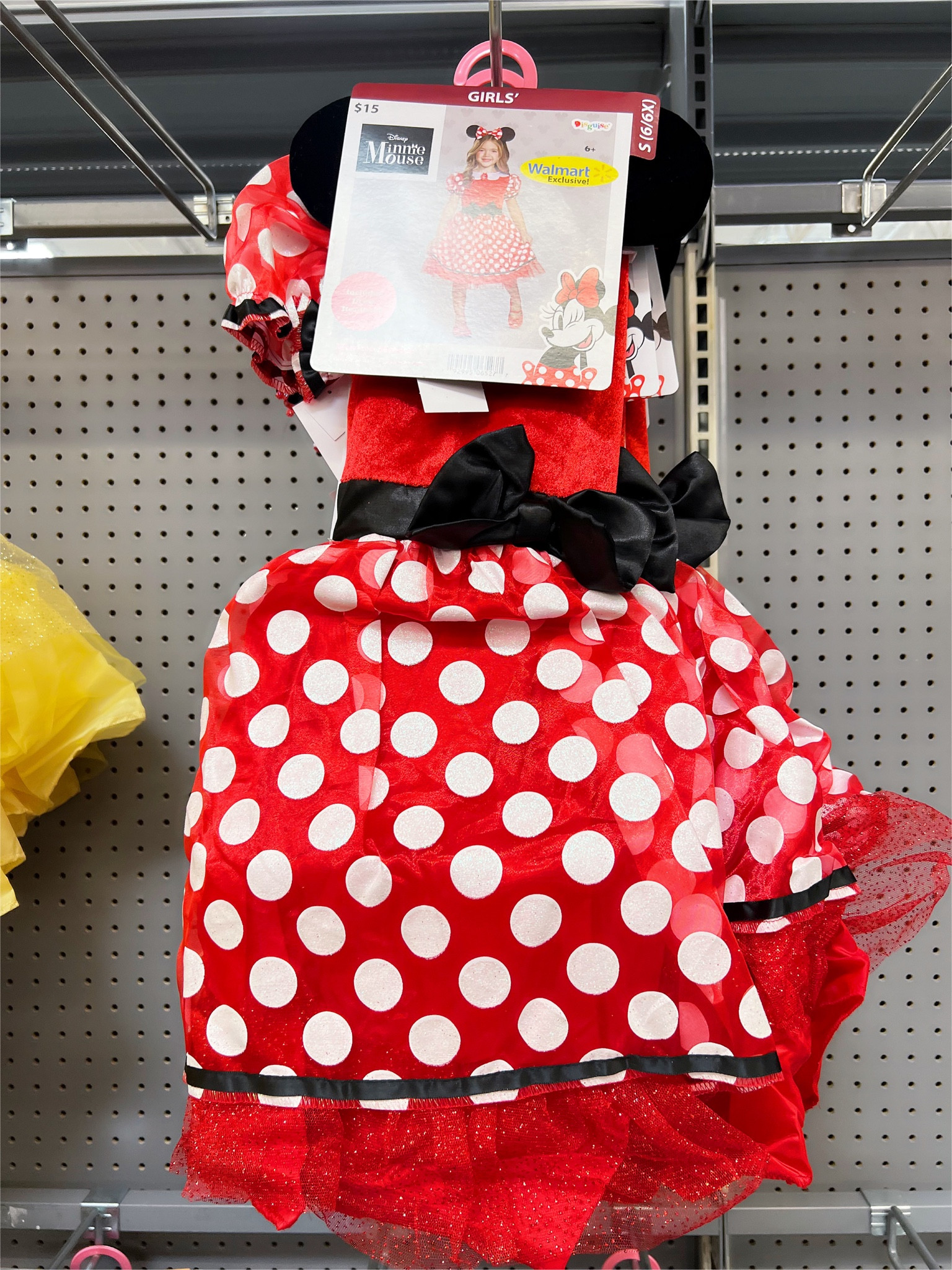 Minnie mouse store costume at walmart