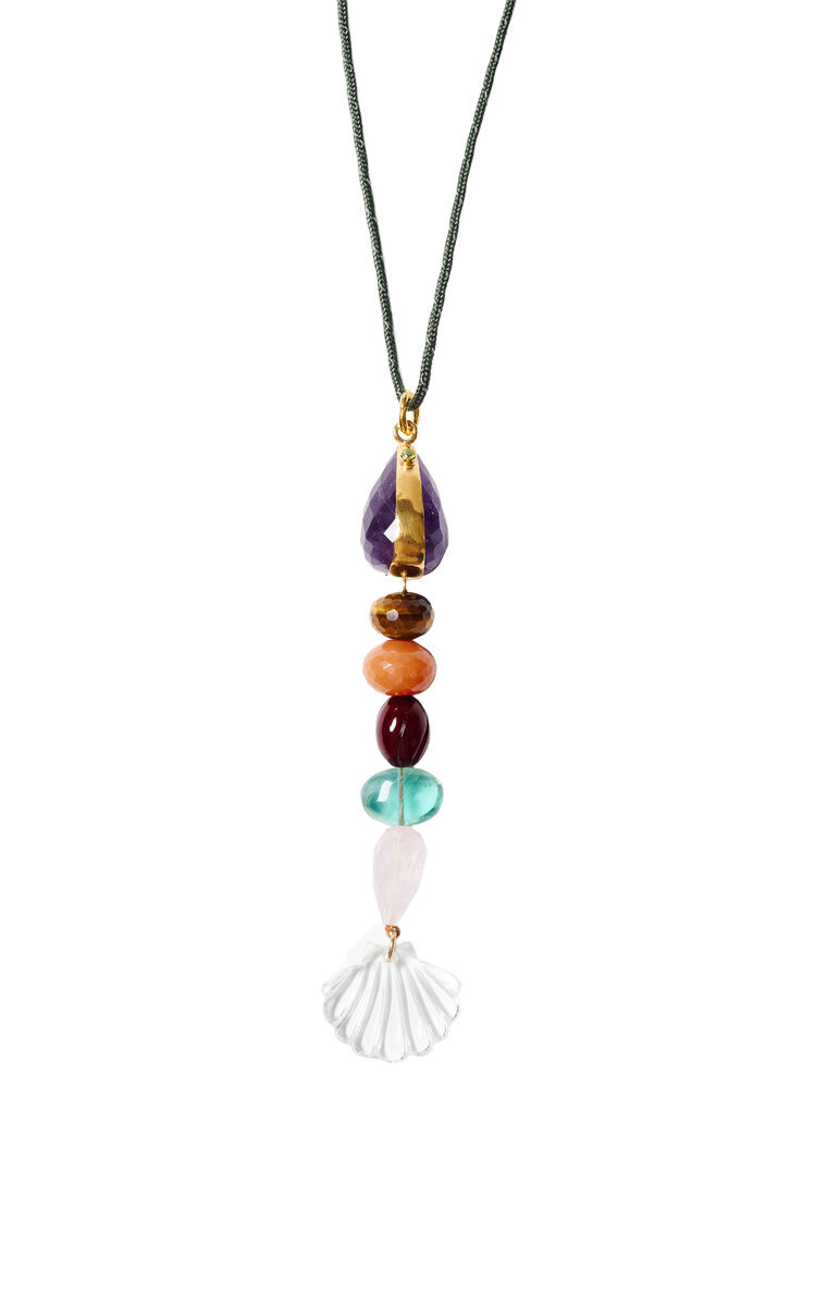 Lucky Catch 18K Gold-Plated Multi-Stone Necklace | Moda Operandi (Global)