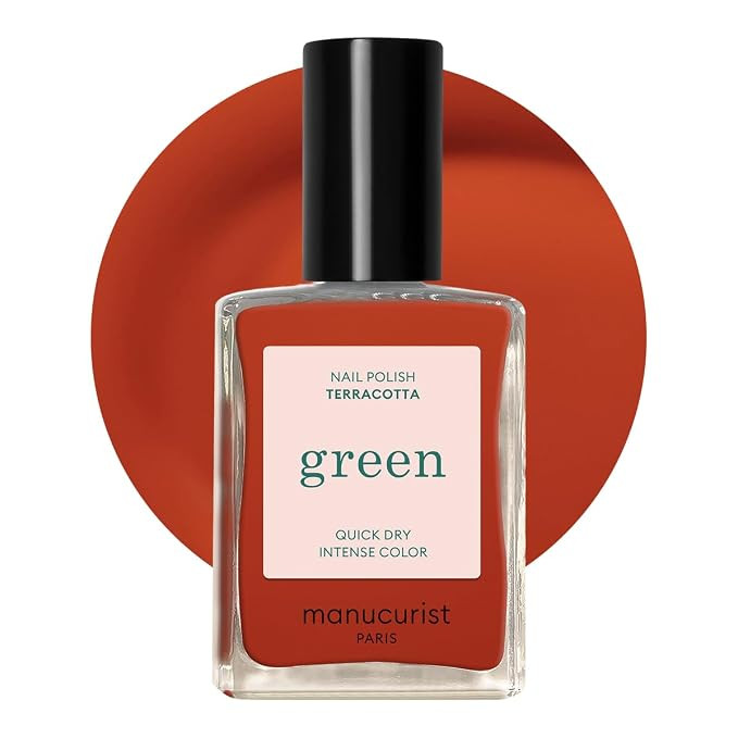 Manucurist Green Nail Polish - Terracotta (Scorched Red Earth) - Classic - Professional Manicure ... | Amazon (US)