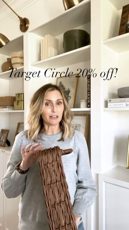 20% off this basket with current Target Circle offer!

Target home decor 
Target finds
Coffee table decor 
Living room decor 

#LTKsalealert #LTKhome #LTKunder50