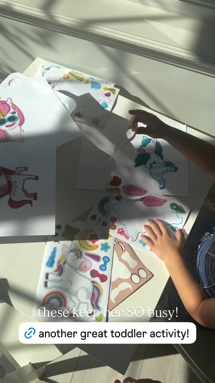 Another great toddler activity! these stickers keep her SO busy!

#LTKKids #LTKmomlife