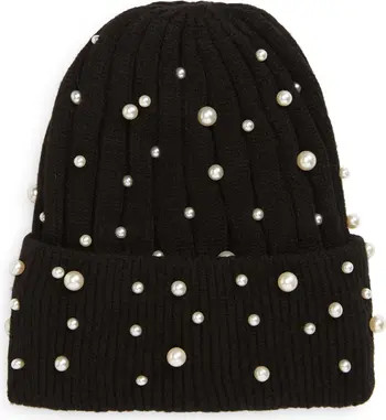 Pearl Pompom Beanie | Nordstrom