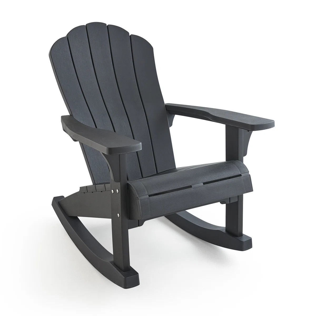 Keter Everest Adirondack Rocking Chair Durable Weatherproof Outdoor Furniture for Porch and Backy... | Wayfair North America