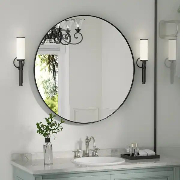 Wall Mirror Vanity Mirror Bathroom Mirror with Metal Frame(1 Piece) | Bed Bath & Beyond