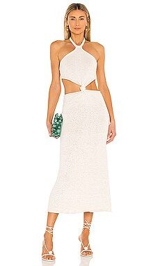 Cult Gaia Cameron Dress in Off White from Revolve.com | Revolve Clothing (Global)