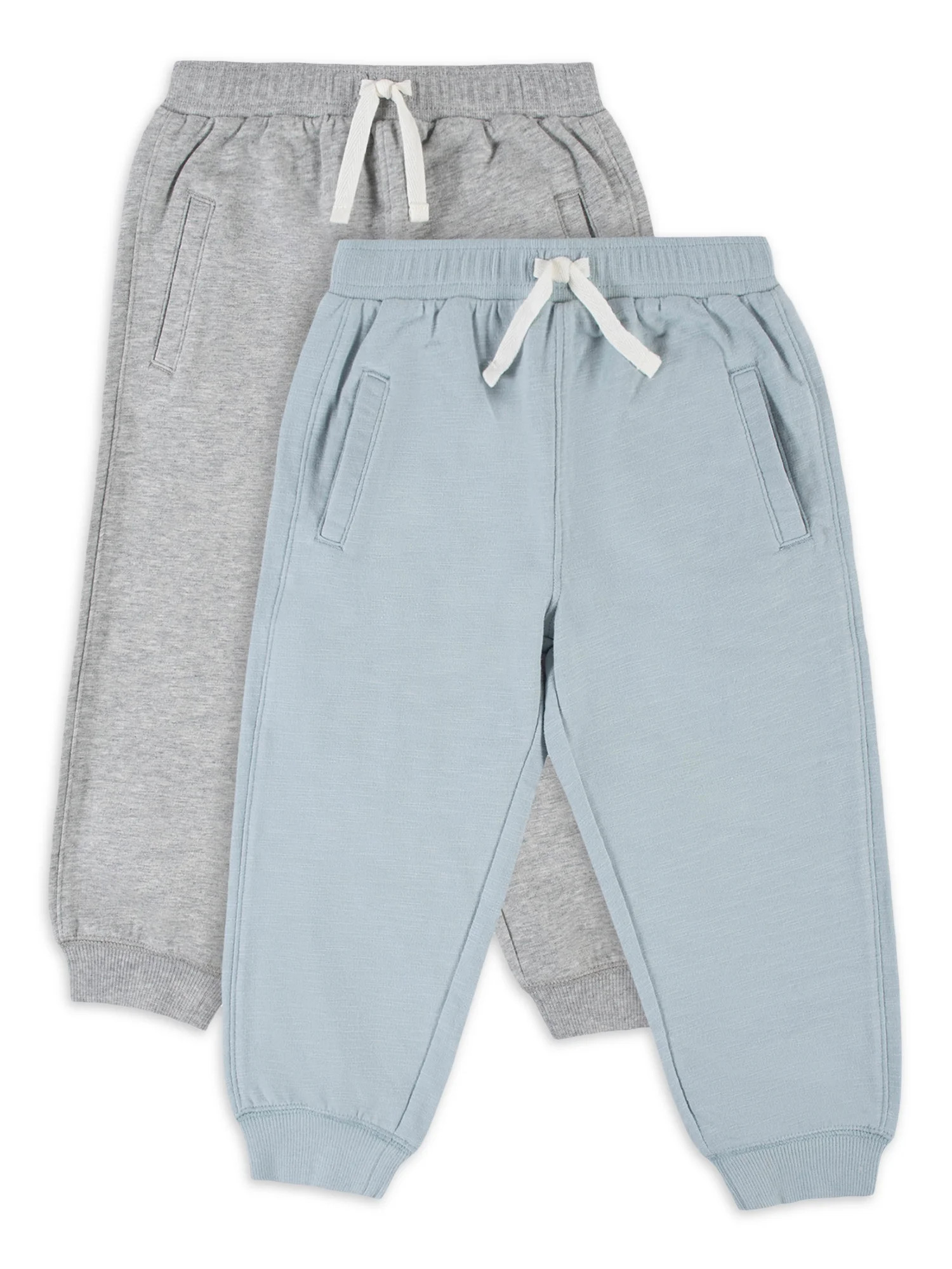 Modern Moments by Gerber Baby and Toddler Boy French Terry Jogger Pants, 2-Pack, 12M-5T | Walmart (US)