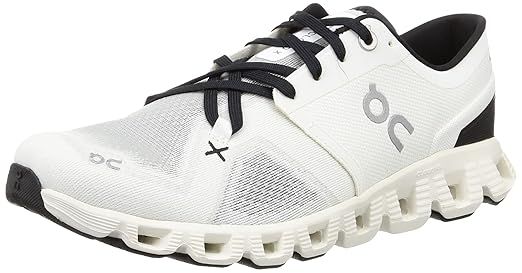 On Men's Cloud X 3 Sneakers, Ivory/Black, 11.5 Medium US | Amazon (US)