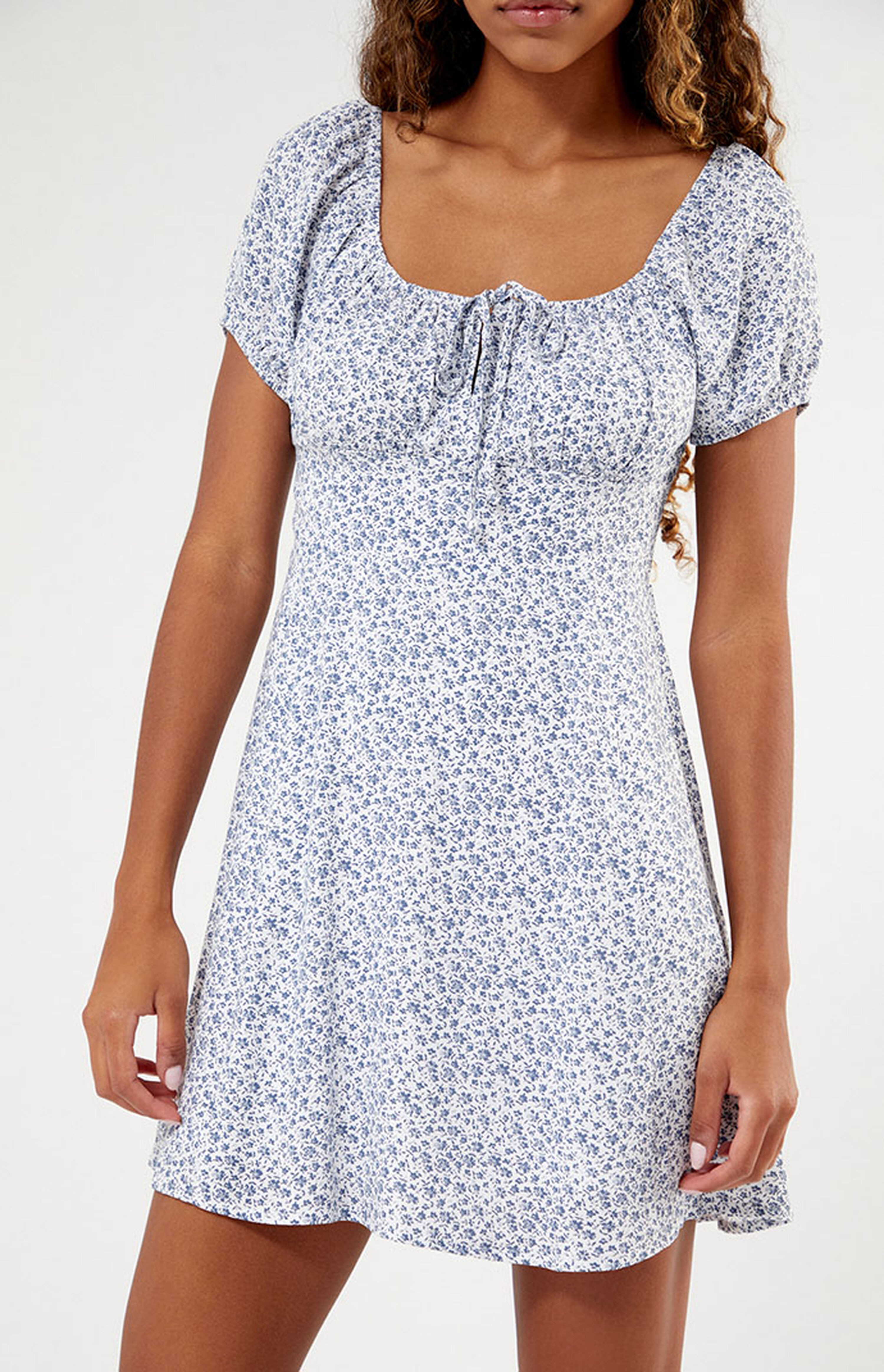 LA Hearts Tie Front Mini Dress | PacSun