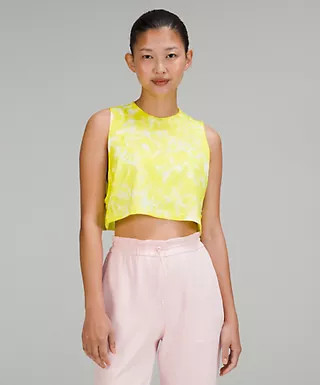 All Yours Cropped Cotton Tank Top *Tie Dye | Women's Sleeveless & Tank Tops | lululemon | Lululemon (US)