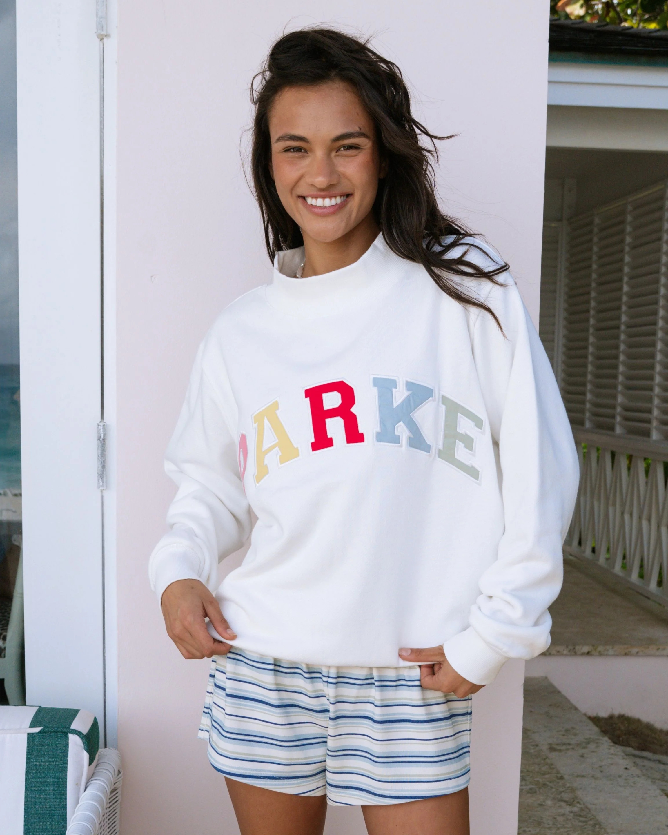Varsity Mockneck - Paradise | Parke