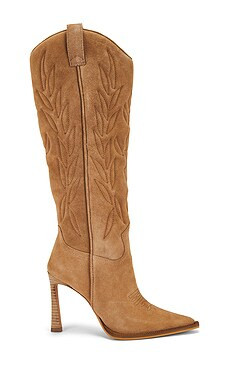 Steve Madden Kinzee Boot in Chestnut Suede from Revolve.com | Revolve Clothing (Global)