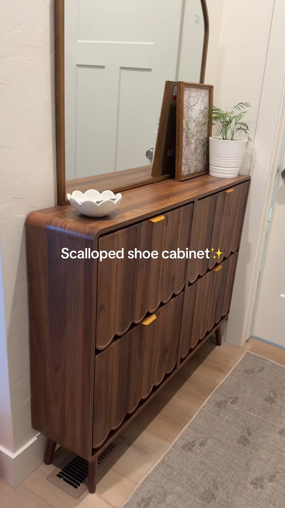 Vintage Scallop Shoe Cabinet 💫

#LTKHome #LTKmomlife #LTKootd