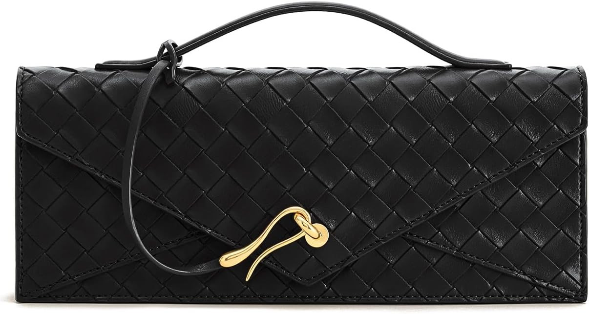 JW PEI Women's Celeste Woven Textured Envelope Top Handle Bag | Amazon (US)