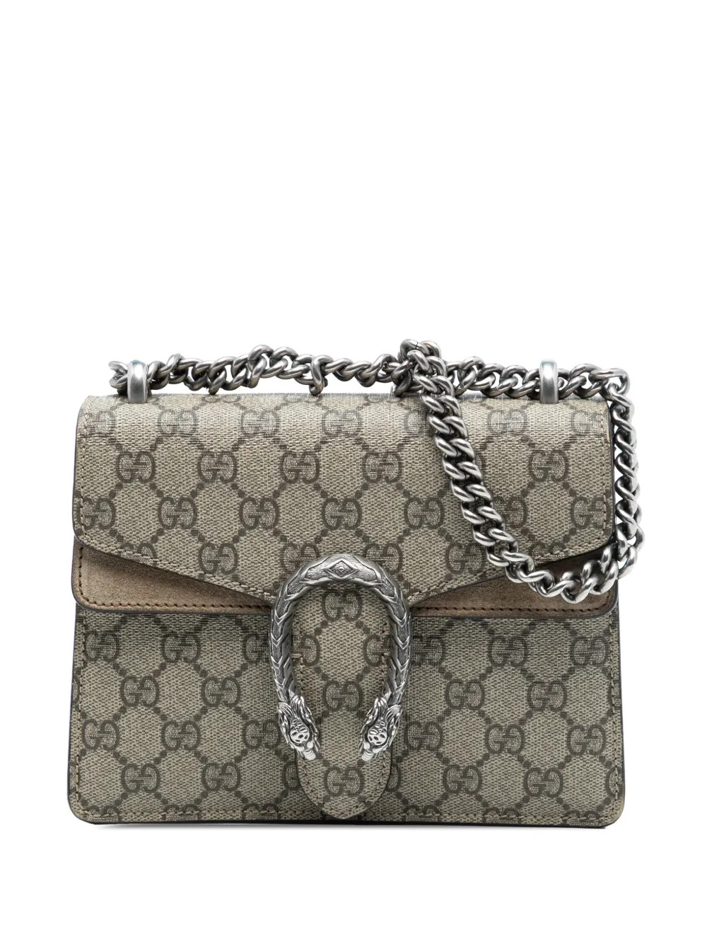 Gucci Pre-Owned 2016-2026 Small GG Supreme Dionysus crossbody bag - Brown | Farfetch Global