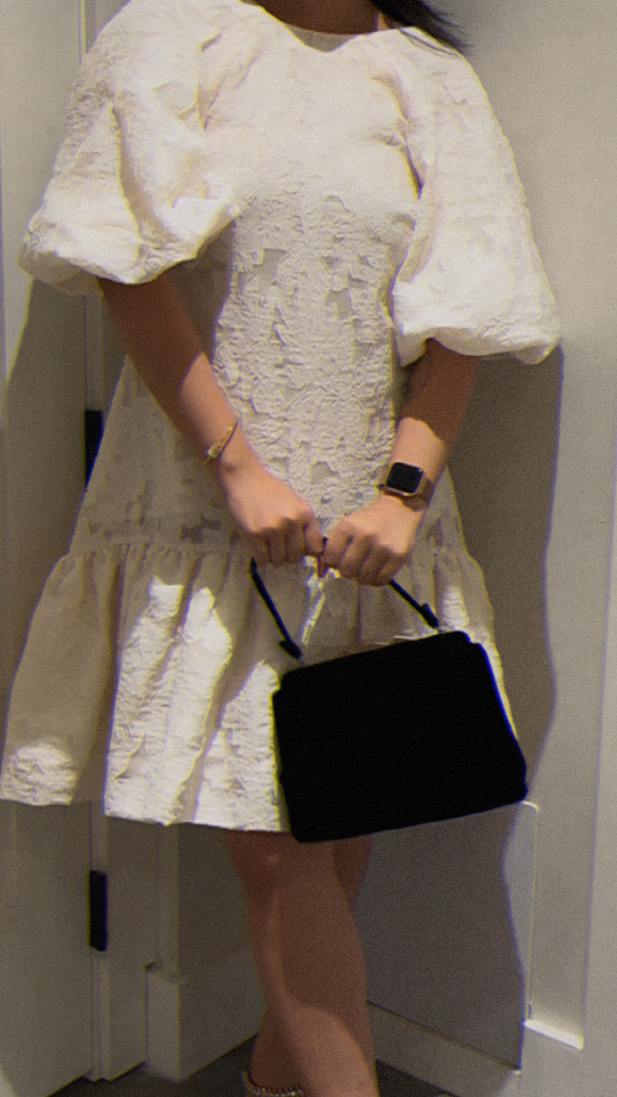 Letting my friend style me as her. Wearing her white balloon sleeves birthday dress and a vintage hand bag + red pointed toe jimmy choo 💗🩸 

#LTKSeasonal #LTKGiftGuide #LTKFind