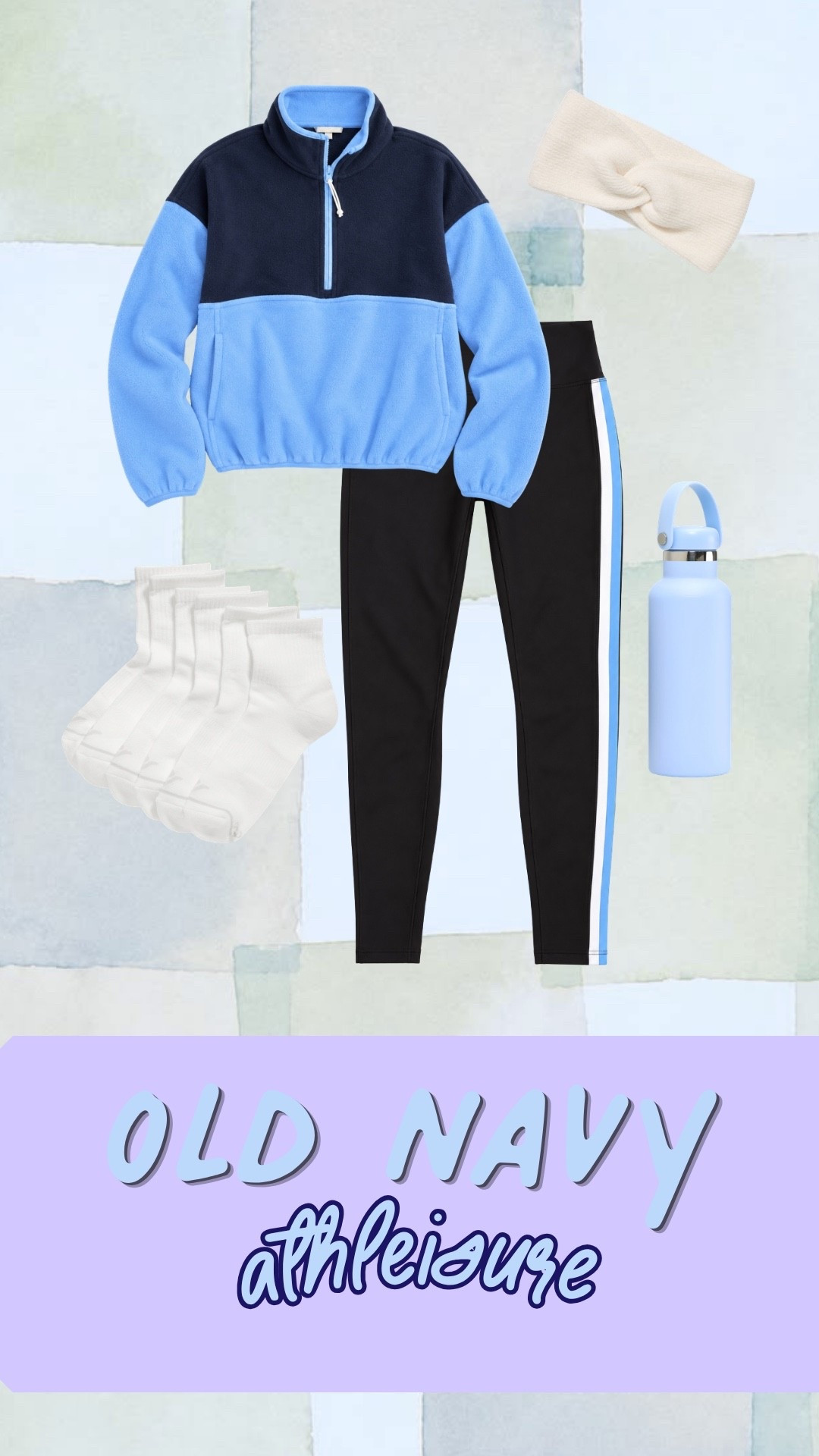 This Old Navy blue and navy athleisure set is such a cute option for busy days when comfort matters. I love the sporty color combination and how easy it is to wear for errands, travel, or a casual day out.

#LTKdayinmylife #LTKgrwm #LTKootd