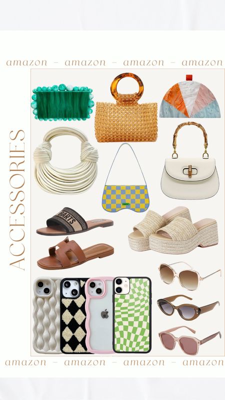 Fun summer accessories from Amazon!
Purses, phone case, summer sandals 

#LTKSeasonal #LTKstyletip #LTKunder100