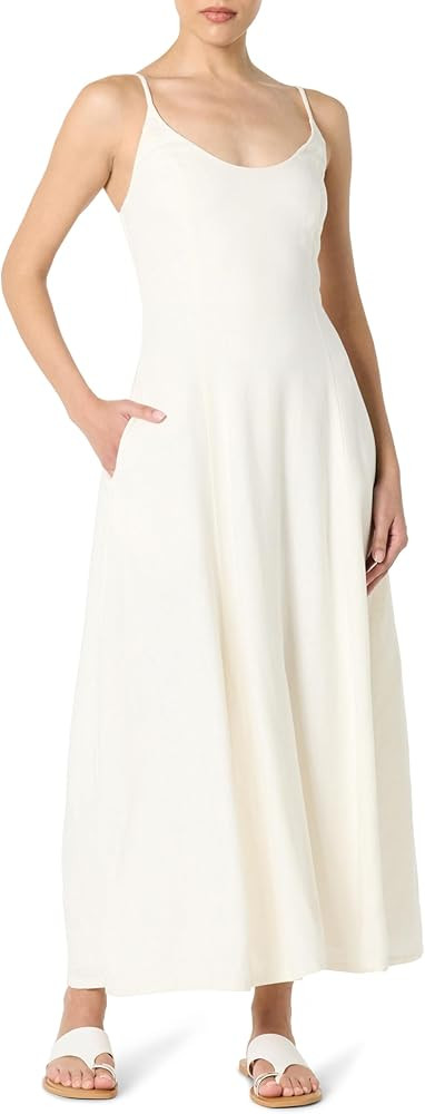 The Drop Womens Luna Scoop Neck Linen Maxi Dress | Amazon (US)