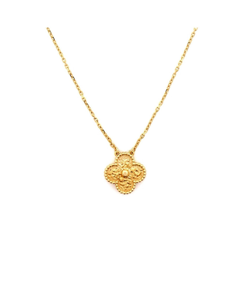 Pre-Owned Van Cleef & Arpels Vintage Alhambra Pendant Necklace 18K Gold, 16.5 | Bloomingdale's (US)