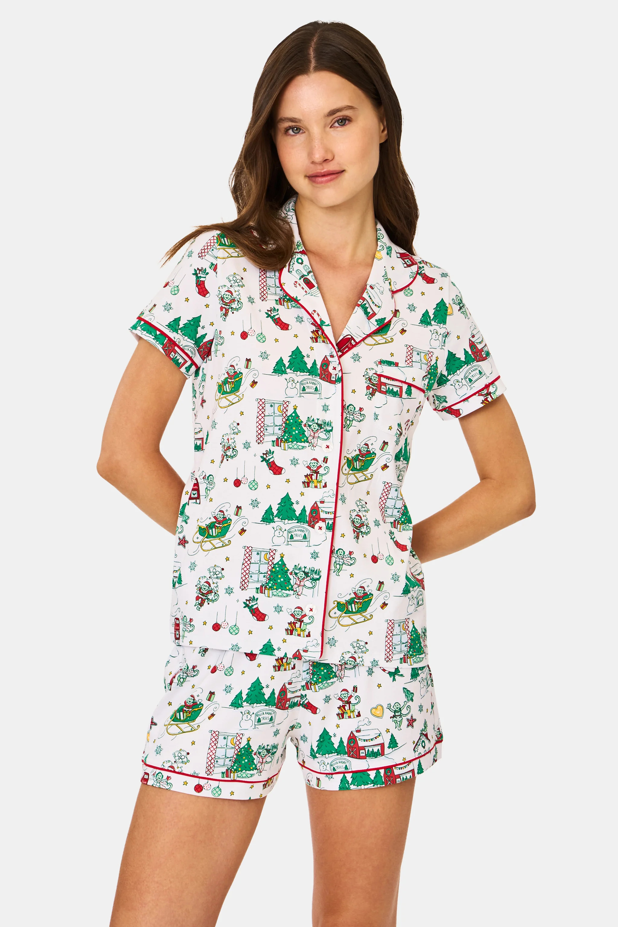 Snow Village Polo Pajamas | Roller Rabbit