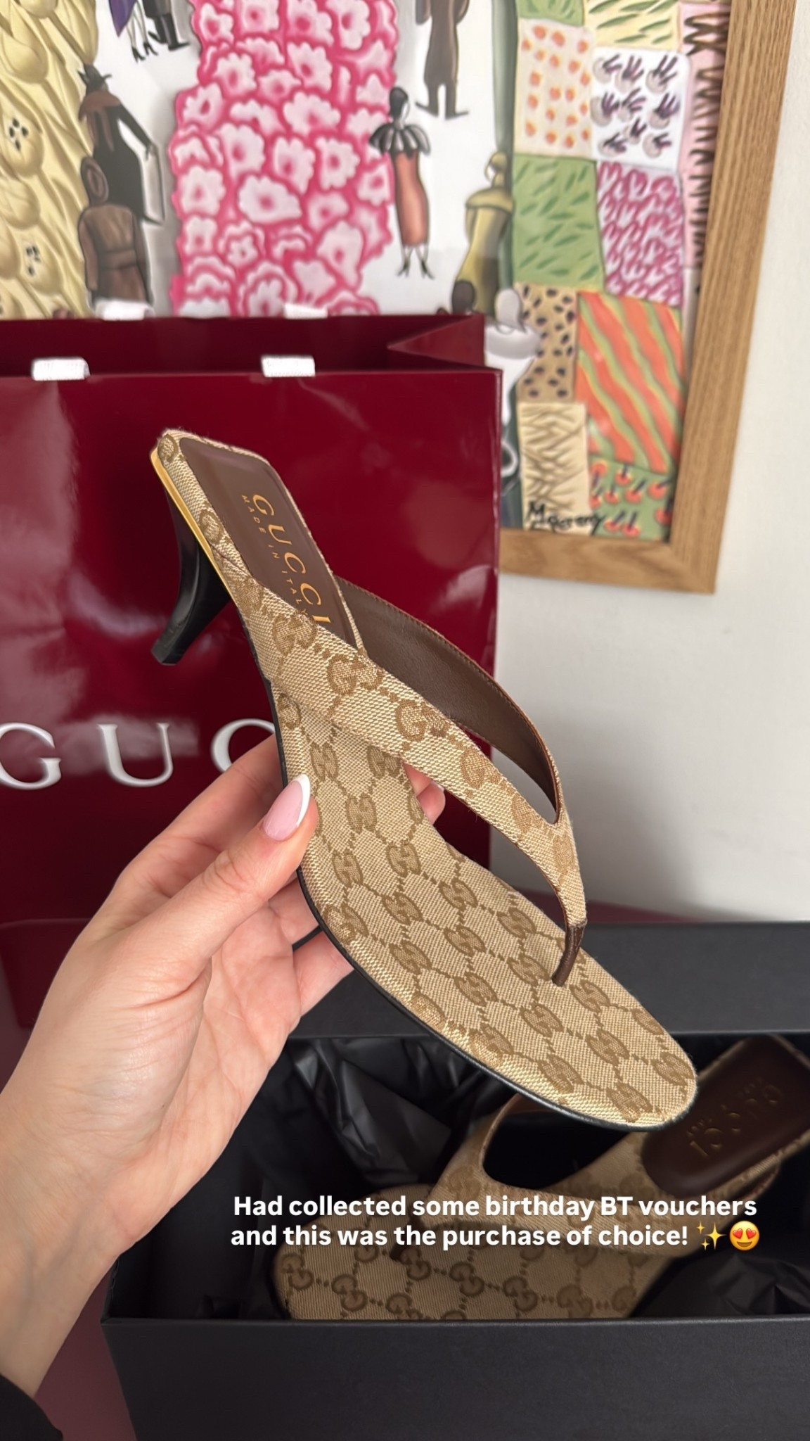 Had collected some birthday BT vouchers and this was the purchase of choice! ✨😍 Summer sandals of dreams! 