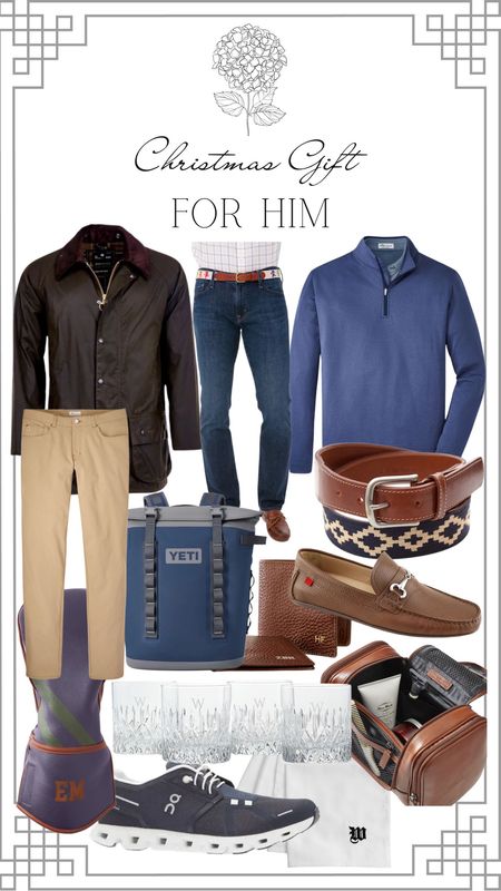 Shop these timeless gifts for any guy in your life and make their Christmas one to remember. My husband owns a lot of these and the brands are some of his favorite. 

BARBOUR YETI PETER MILLAR AG MENSWEAR STITCH GOLF BELT

#LTKGiftGuide #LTKmens #LTKstyletip