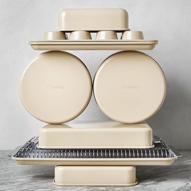 Caraway Cream Complete Bakeware Set | Caraway