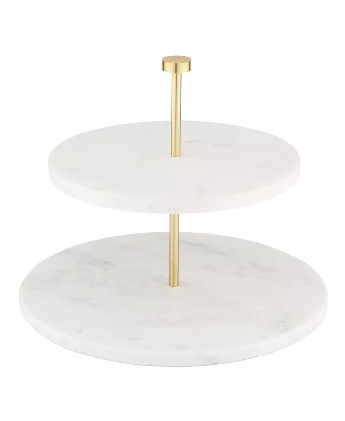 Marble Two Tiered Server | Macys (US)
